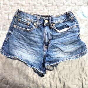 Womens aeropostale jean mom short
